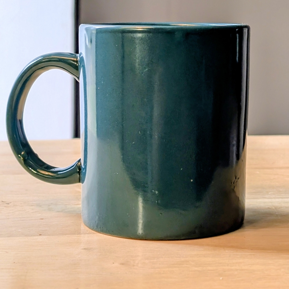 Zara Deep Teal Ceramic Mug - Picture 2 of 3